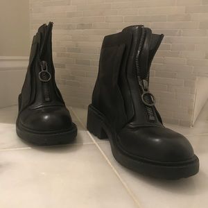 Ash SPACE Black Leather Boots